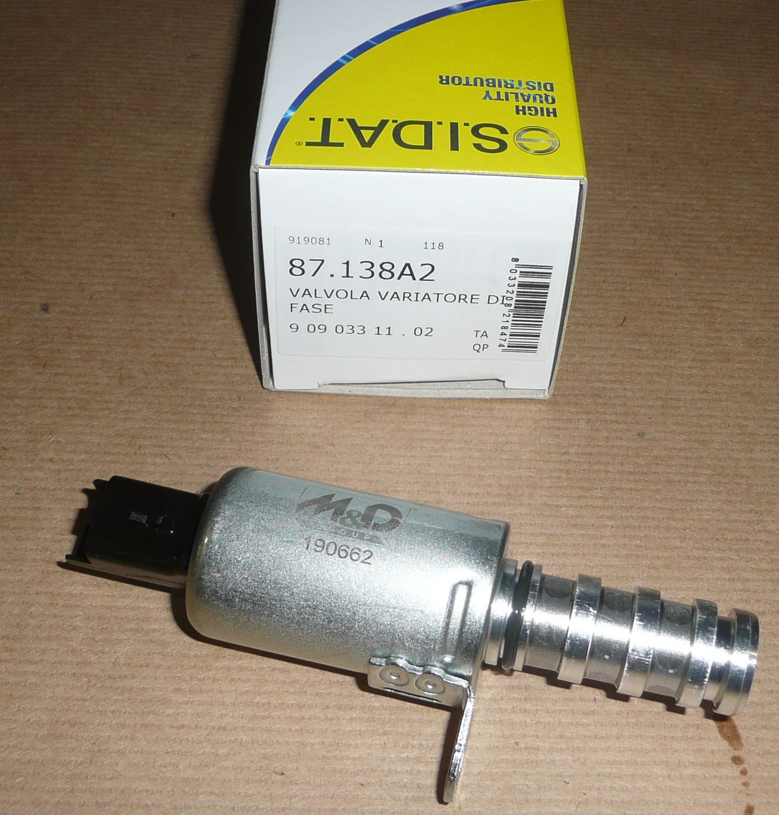 SID 87.138A2 ELEKTROZAWÓR ZM.FAZ ROZRZ. C C4,P308 1.6